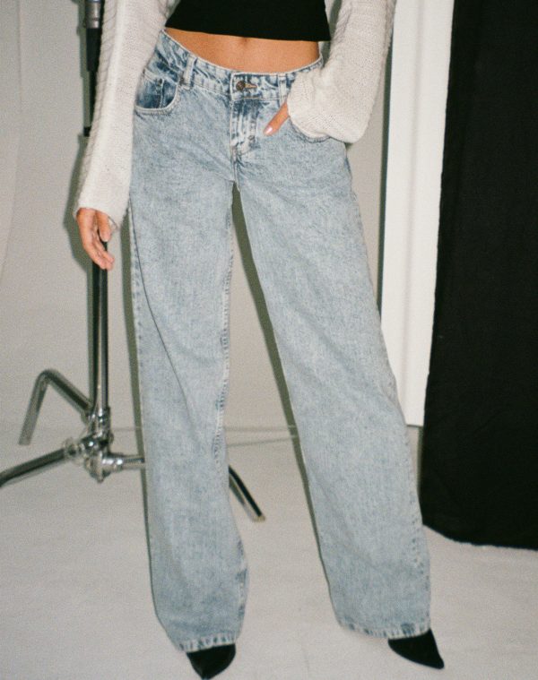 buy your favorite low rise parallel jeans in 80s light blue wash sale 0